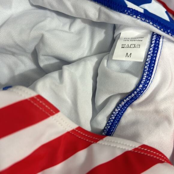 Women's USA Flag 4th Two Piece Swimsuit Sexy Bikini NWT Size M - Picture 4 of 4